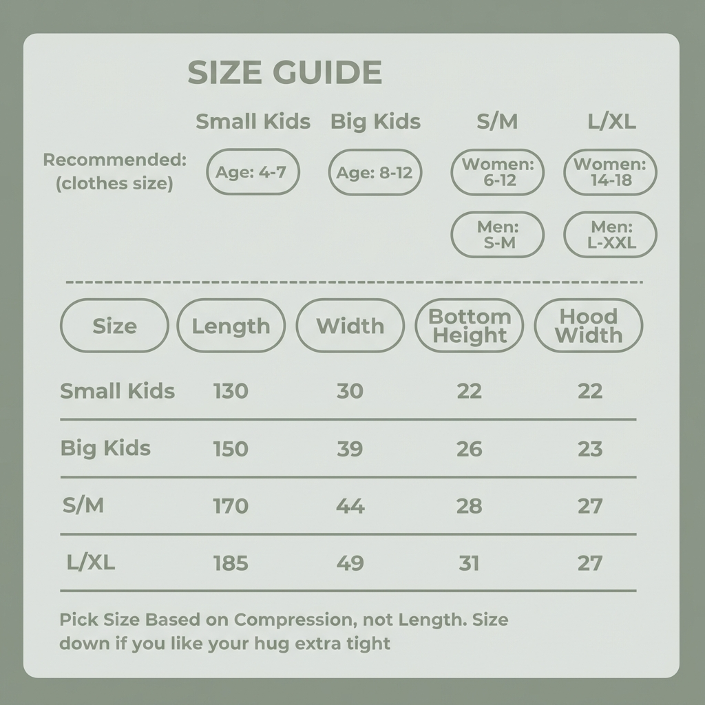 CalmSleep Wearable Cocoon